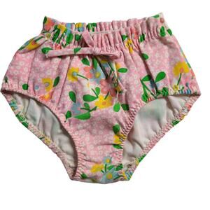 Vintage 80s Her Majesty Guppies Baby Girls Floral Bloomer Size 2T Summer 2174